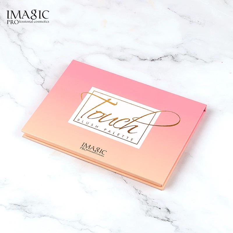 Wholesale private label face highlight makeup 6 color contour blusher palette
