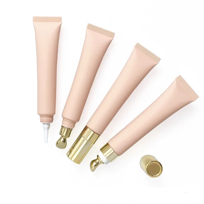 Makeup Skin Care Squeeze Tubes with Massage Head For Cosmetics Lipstick Blush Foundation Concealer 10ml 15ml 20ml Custom Logo