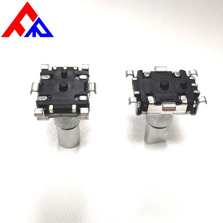 EC11 SMD 5 pin 6mm metal D-axis knurled shaft encoder 9 pulse 15 pulse 20 pulse rotary encoder