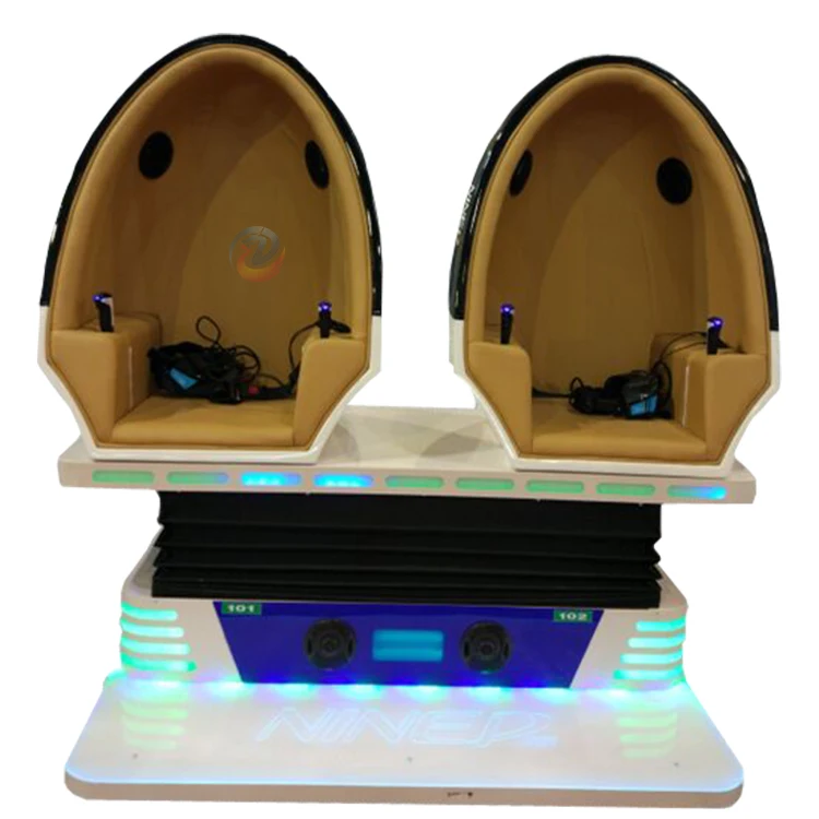 Other Amusement Park Products 360 Degree 2 Seats 9d Egg Vr Cinema