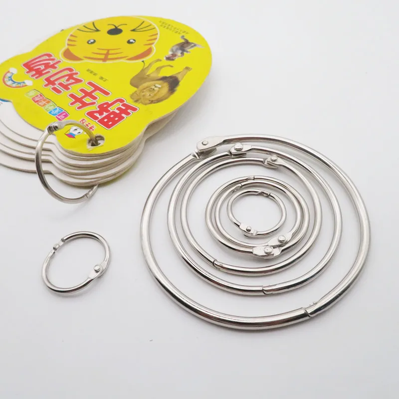 Book Hoop Binding Rings Binder Hoops Loose Leaf Book Ring for File Paper Book