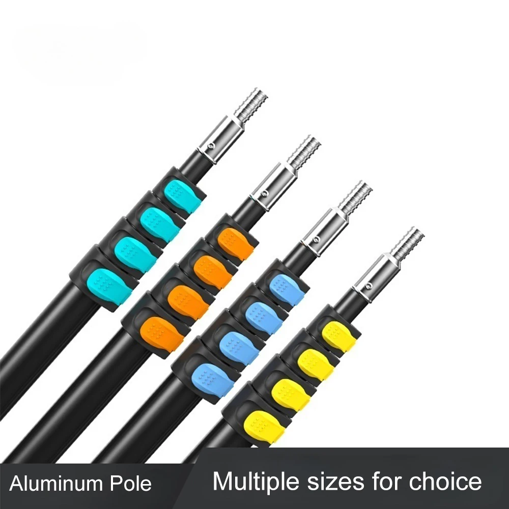 Multi Size Telescopic Heavy Duty Aluminum Pole Carbon Fiber Extensional handle