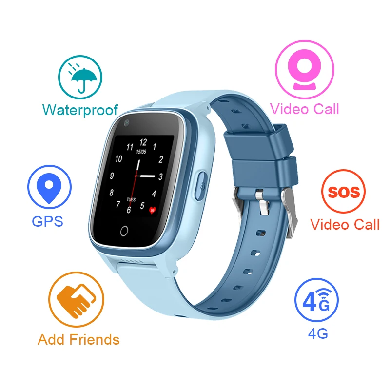  Factory Direct Sale 4G Smart Watch Phone for Kids Long Standby Time Customizable