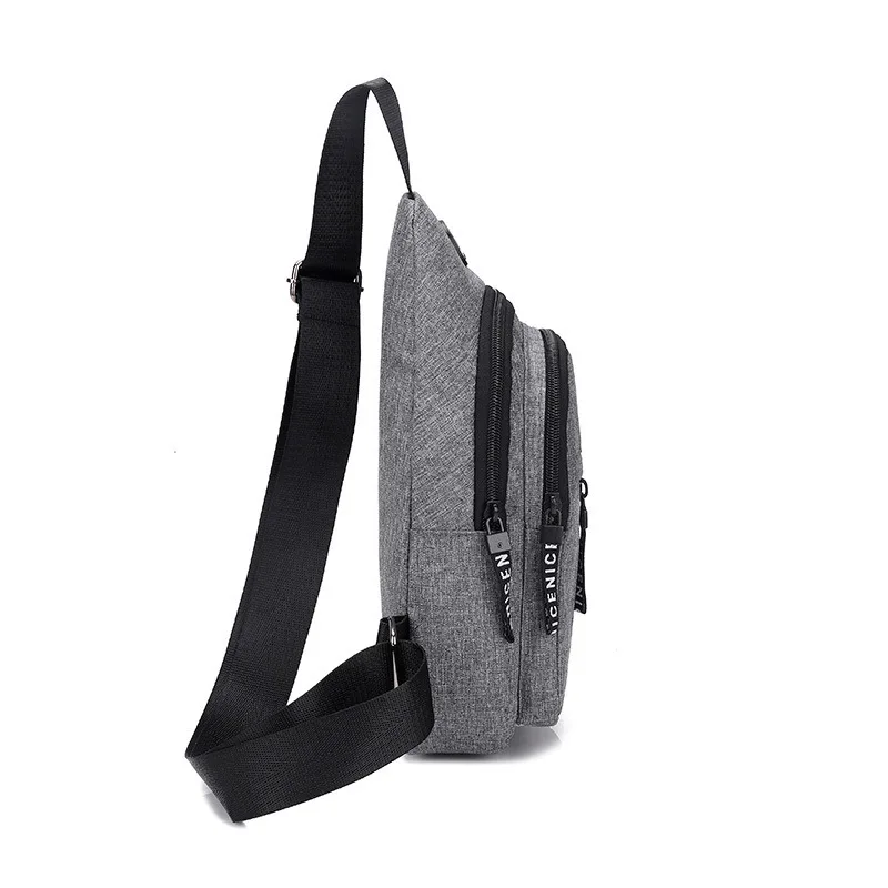 Factory Price Outdoors Zipper chest bag Shoulder Bag Men Travel Sport Crossbody Bag