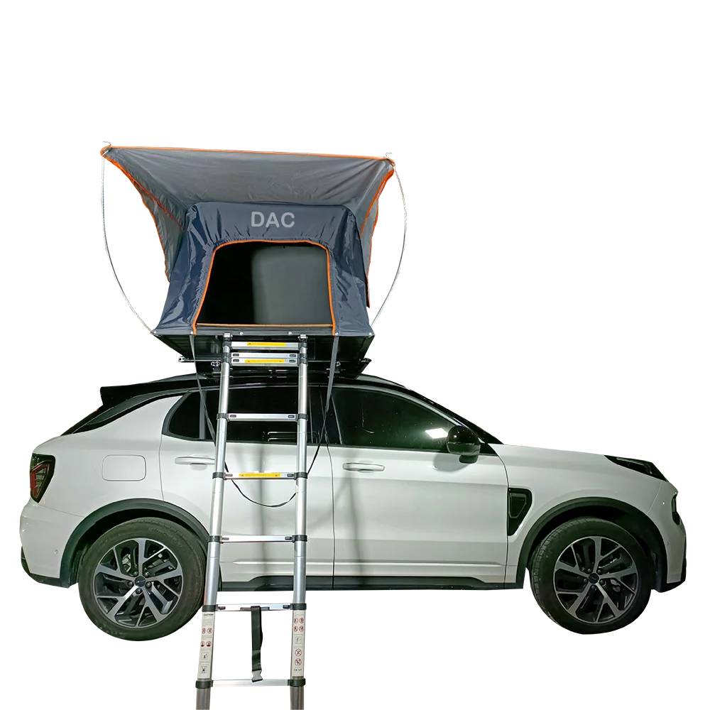 Outdoor Hard Shell Rooftop Tent for Offroad Camping 2-3 Person Car Roof Top Tent Vehicle SUV Roof with Ladder