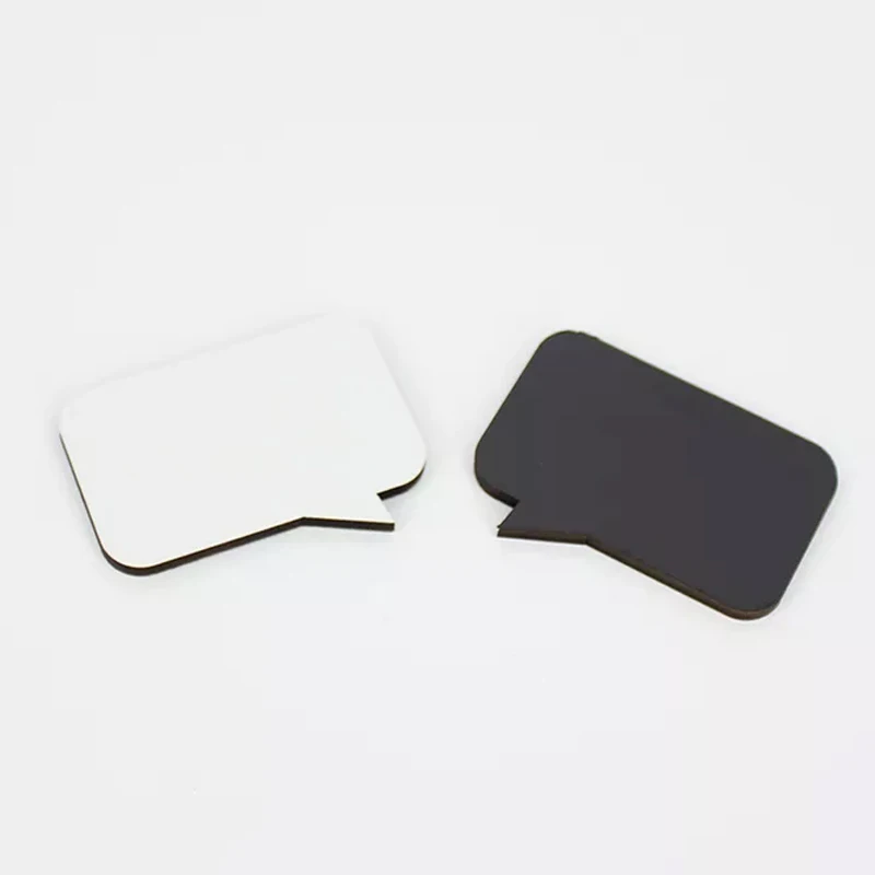 Qualisub Factory Price Creative 4mm Magnet Blank Sublimation MDF Fridge Magnets in for Custom printing