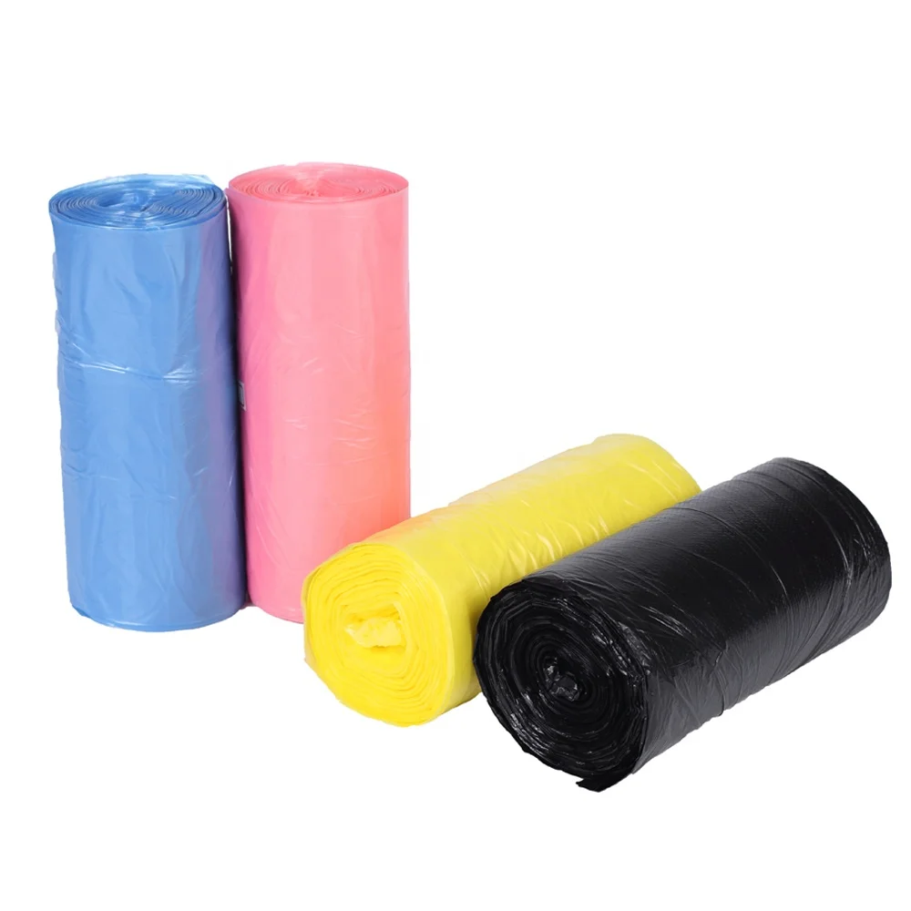 HDPE/LDPE Trash Can Liners Hs Code For Plastic Garbage  Bag With Different Color Available