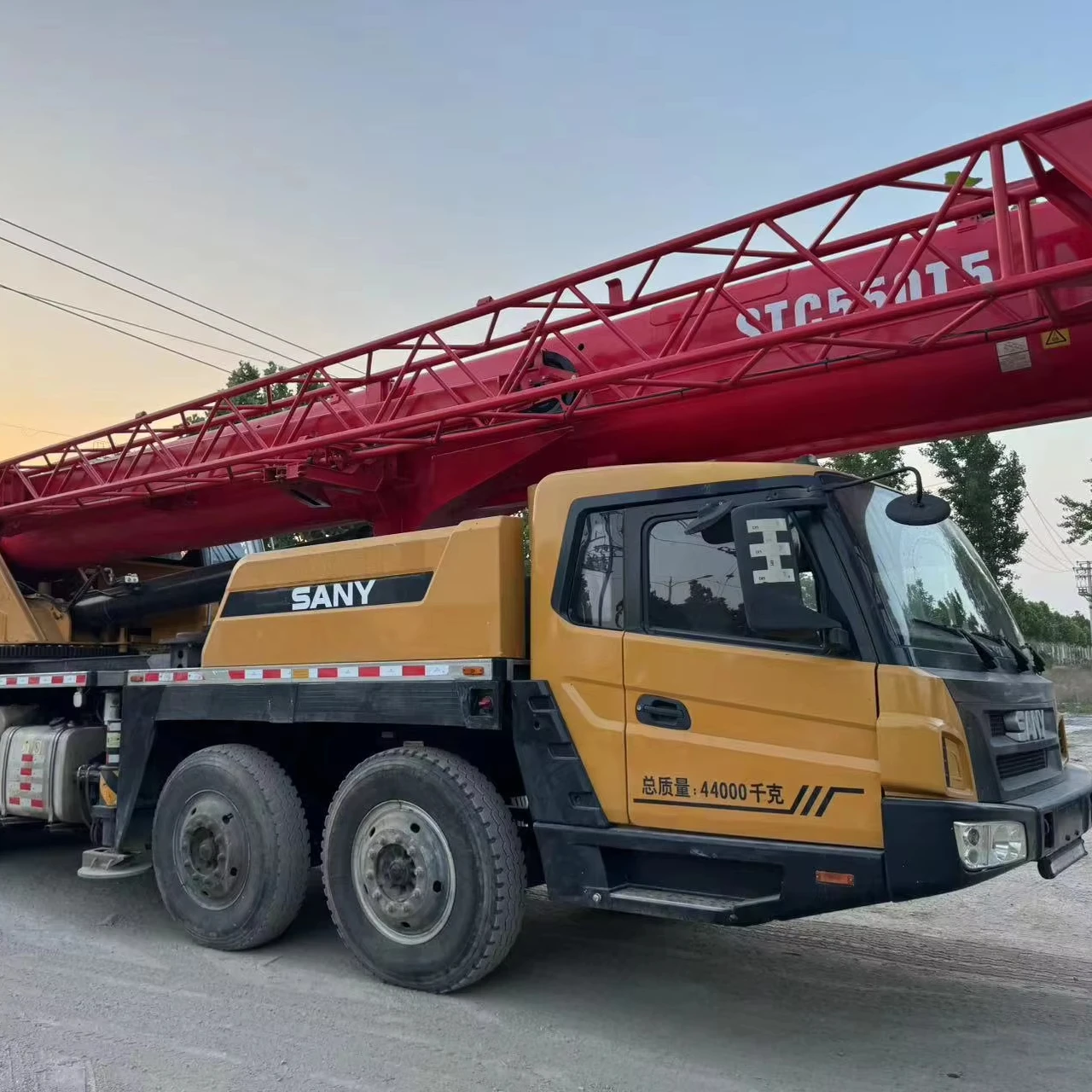 50 тонн 55 портативный складной кран морской для продажи