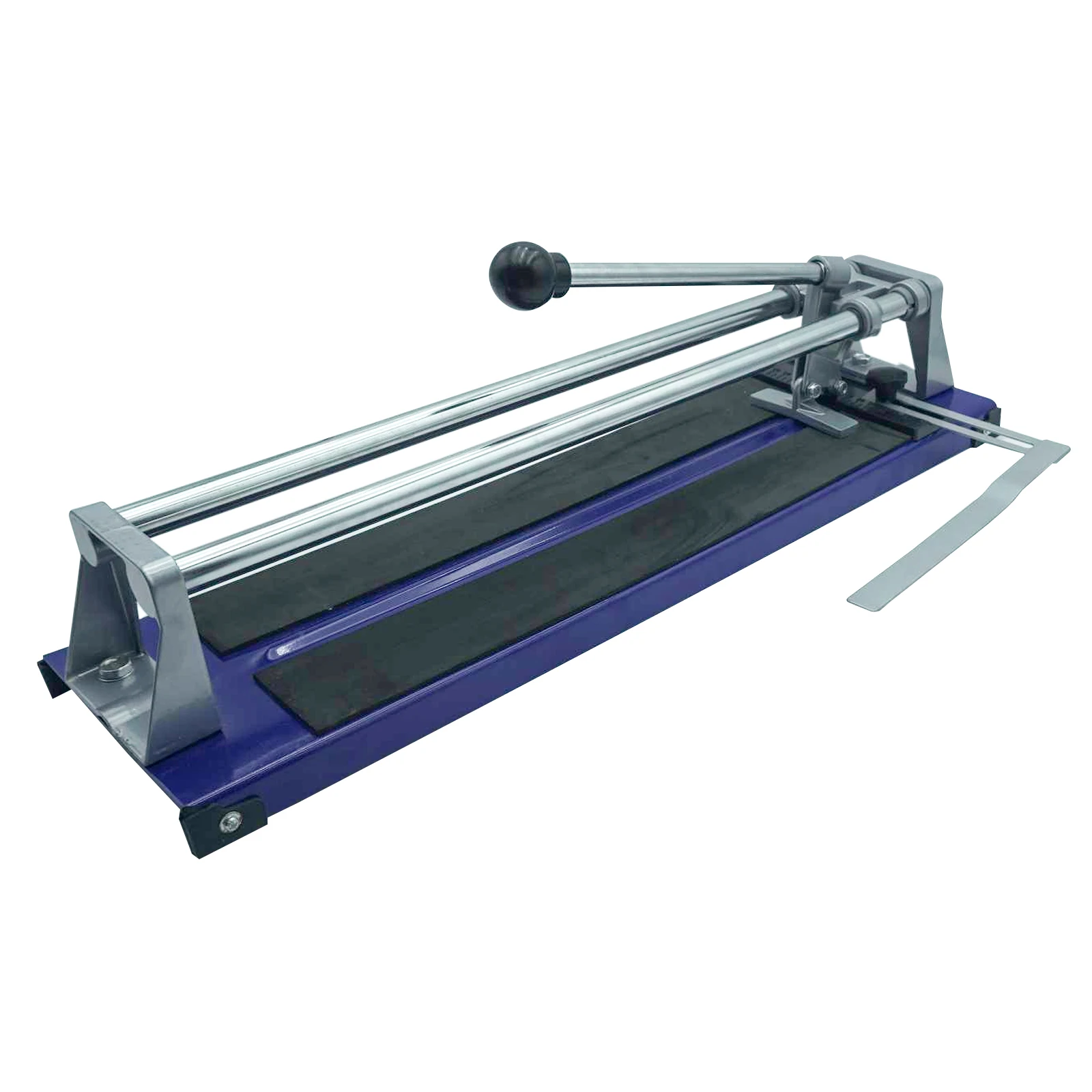 Manual Tile Cutter Single Rail w/Precise Laser Positioning, Alloy Cutter Wheel with Ergonomic Handle, Accurate Rulers,