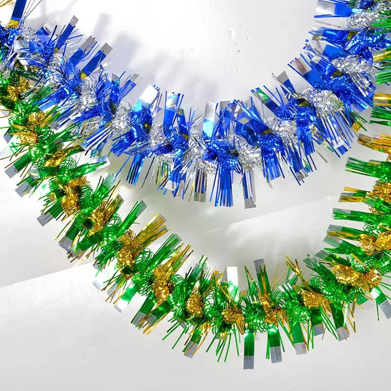 Shiny Tinsel garland decorations christmas decoration 2m Quality Star Tinsel String Wholesale Manufacturers
