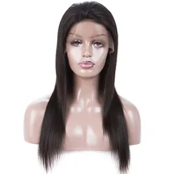Wholesale Indian Human Hair Wigs Perruque Full Lace Wigs Brazilian Hair Virgin Human Hair Full Lace Wig Dubai