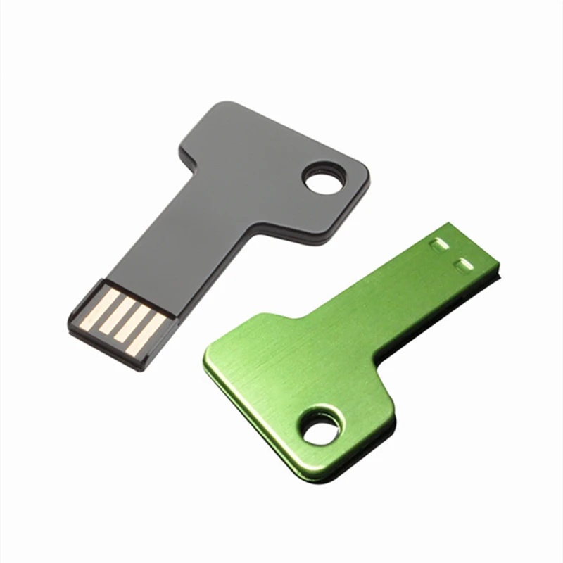 Оптовая продажа офисных гаджетов 4 ГБ 8 16 в форме ключа USB флэш-накопитель 32 металлический Usb-накопитель Водонепроницаемый