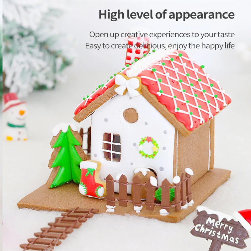 Оптовая продажа, индивидуальная форма для торта, форма для печенья, набор для рождественского печенья, набор из нержавеющей стали для имбиря