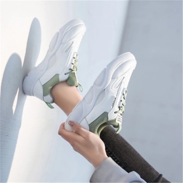 spring all-match casual white shoes increased wear resistance women sneakers