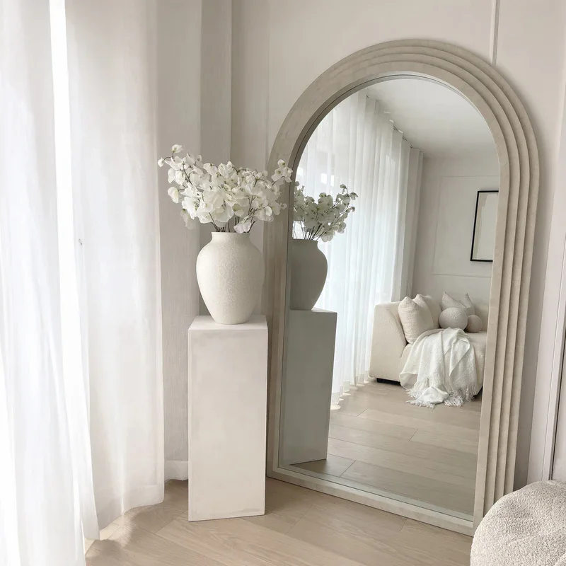 Modern european extra large arch full body length mirror