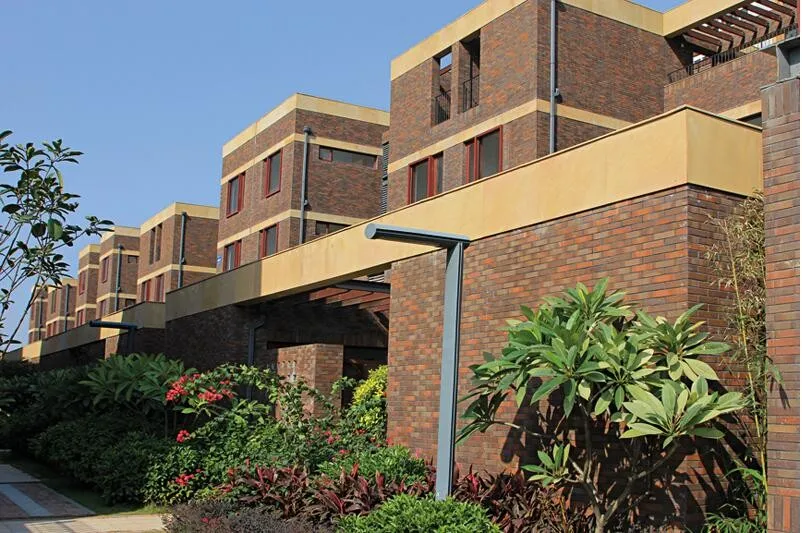 brick outdoor facade wall tiles split tile clinker facade tiles