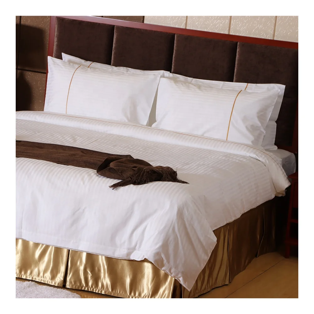 
Hotel Supplier Super King Size Bedding Sets Duvet Sets Luxury 100% Cotton Bedding Set Bed Hotel Luxury Linen 