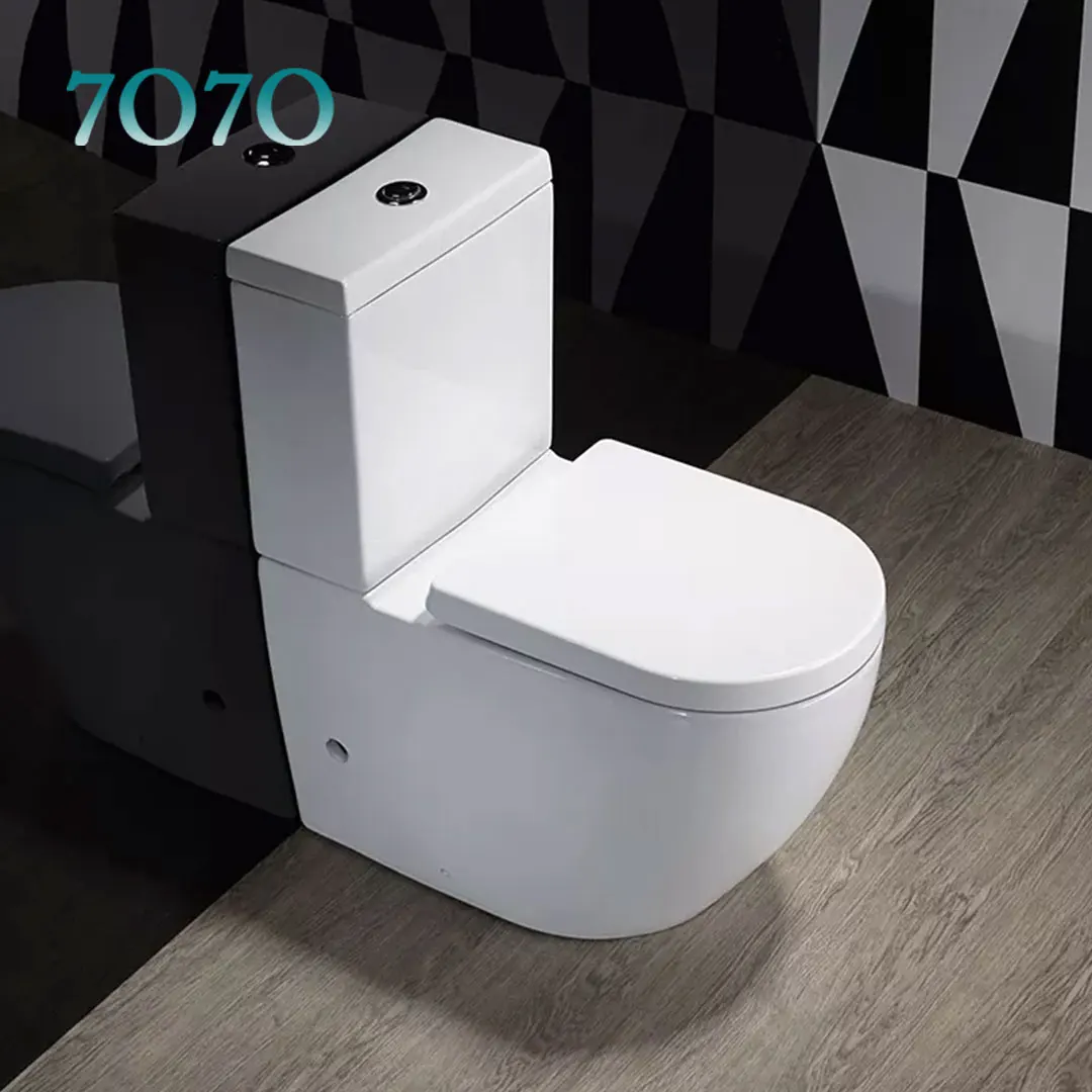 Ceramic Toilet Manufacturers Floor Mounted Wc Toilet Set Sanitary Ware Bathroom Two Piece Toilet