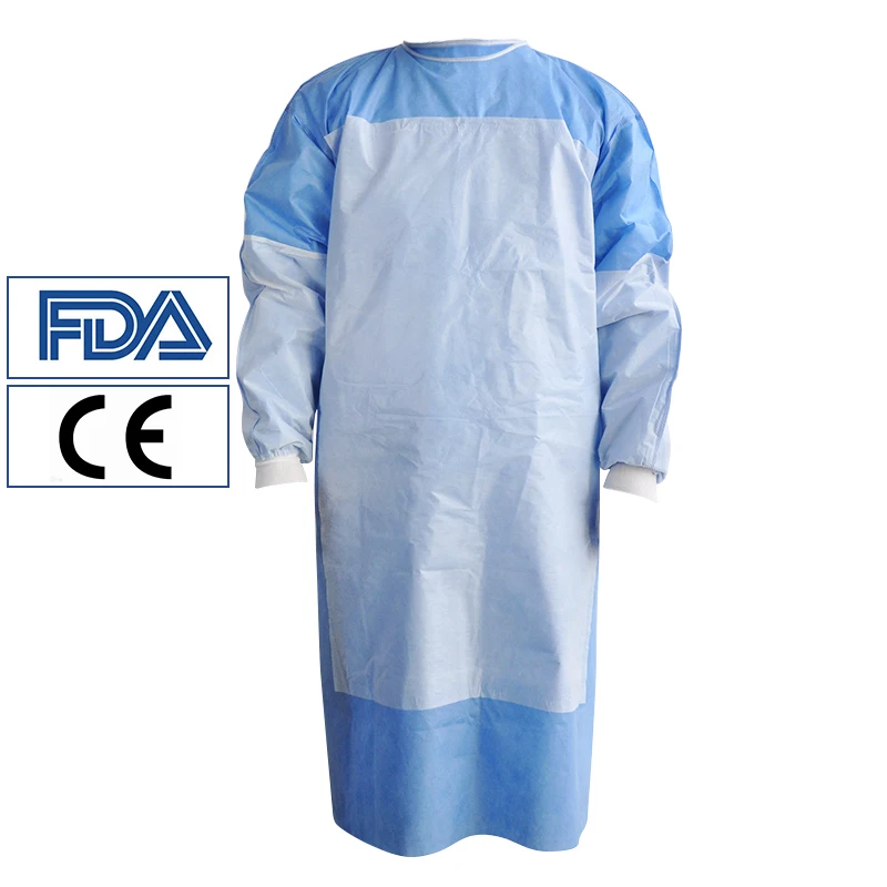 
Disposable aami level 3 4 sterile surgical gown reusable gown surgical with ASTM F1671 