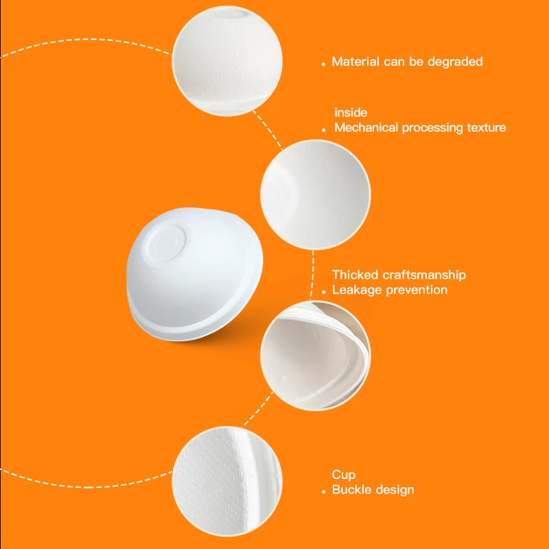 Одноразовые бумажные кофейные чашки с крышкой для горячих напитков 12 унций