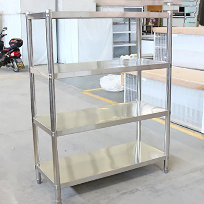 High Quality Industrial Stainless Steel Storage Shelves Rack Kitchen Heavy Duty Rack Stacking Racks Shelves For Restaurant