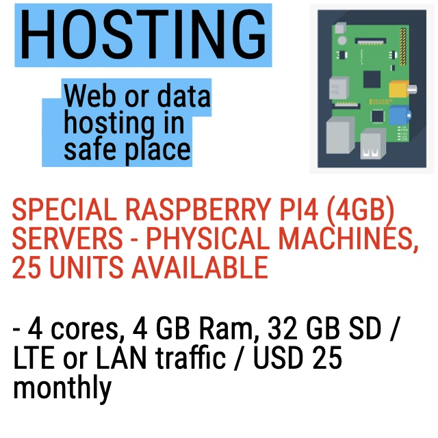 
Web hosting in safe place 