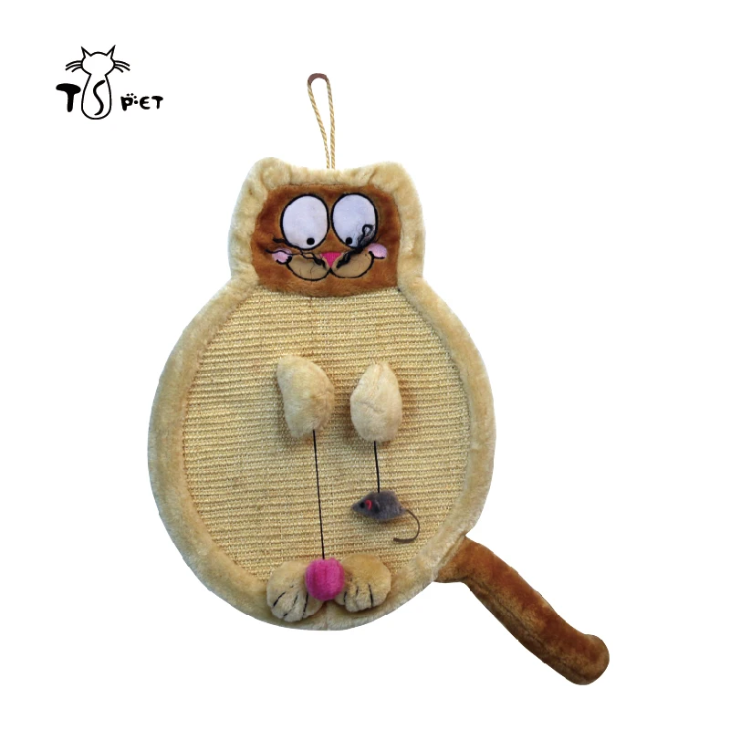 Игрушка для домашних животных с изображением мыши и дерева, роскошная чесалка для кошек