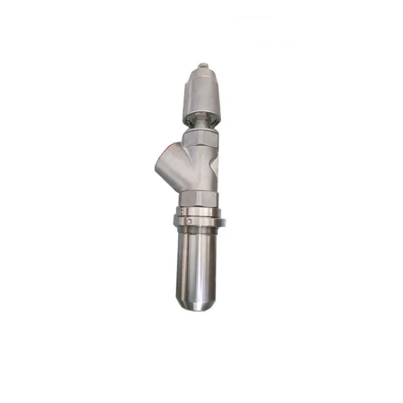 DN65 Large Stainless Steel Tank Oil Filling Valve with Elongated Pneumatic Discharge Nozzle Control Valves Product
