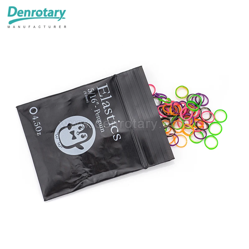 Factory Dental orthodontics animals fox latex non-latex rubber bands zoo park ligature tie elastics dental ortodoncia O ring