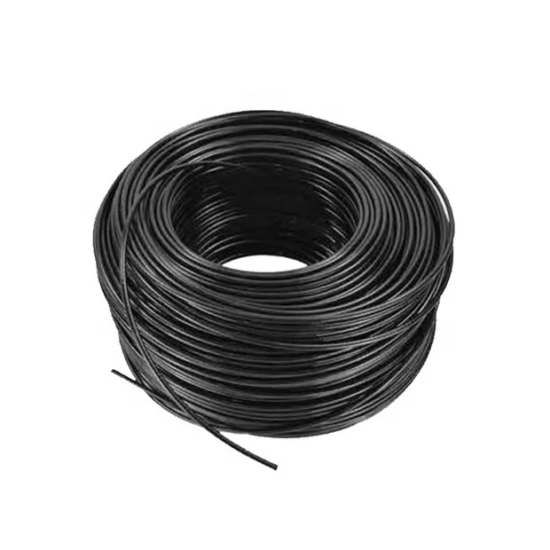 Competitive Price Black Nylon Coated Steel Wire Rope 5mm 6mm Gym Cable For Fitness Equipment