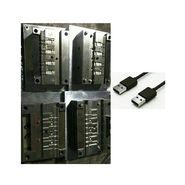 OEM customized usb cable plastic injection mould  data cable mold