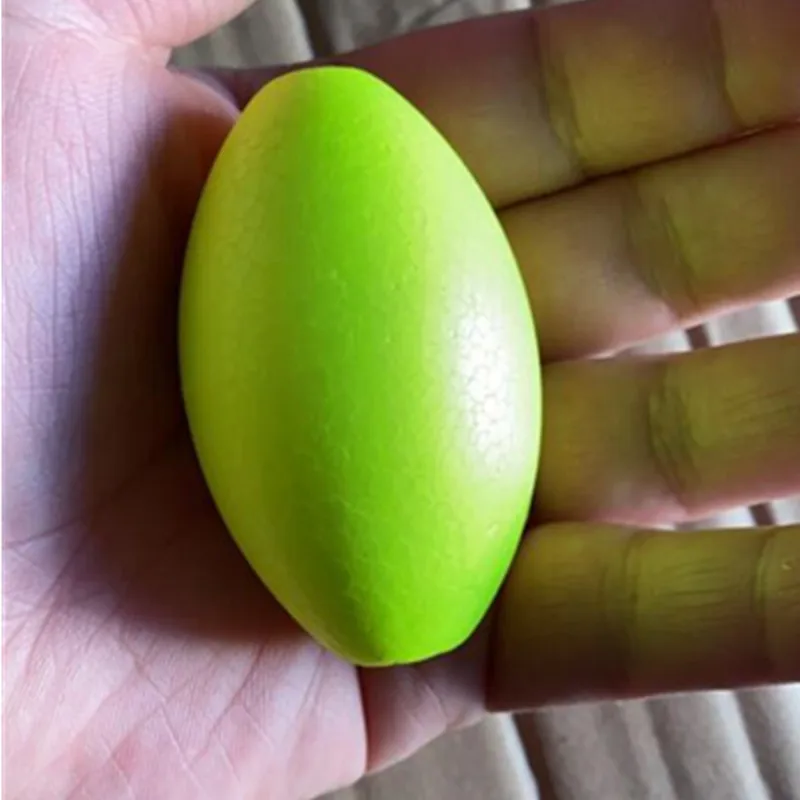 Hard eps foam olive fishing floats oval fishing bobbers