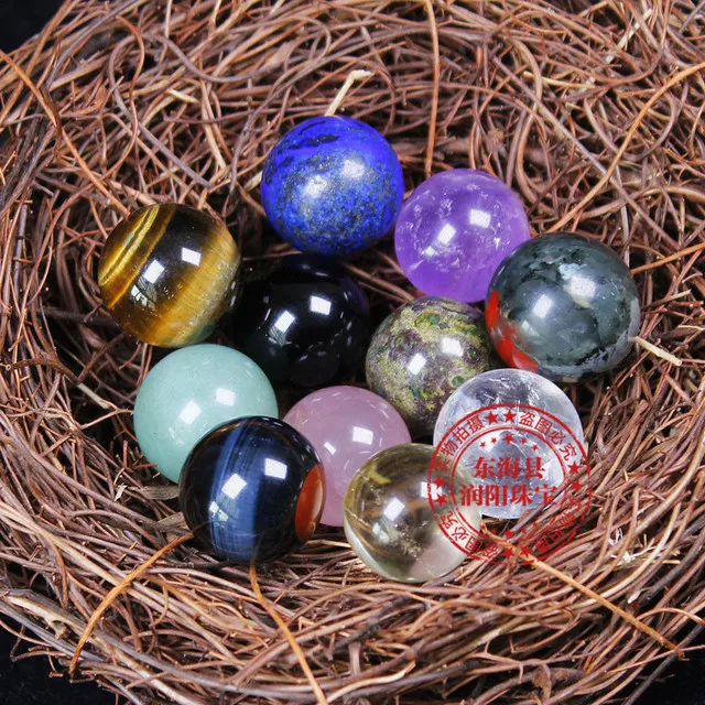 100% Natural Crystals Chakra Healing stones Amethyst Clear Rose Quartz Stone Crystals Spheres For Hearth And Lucky