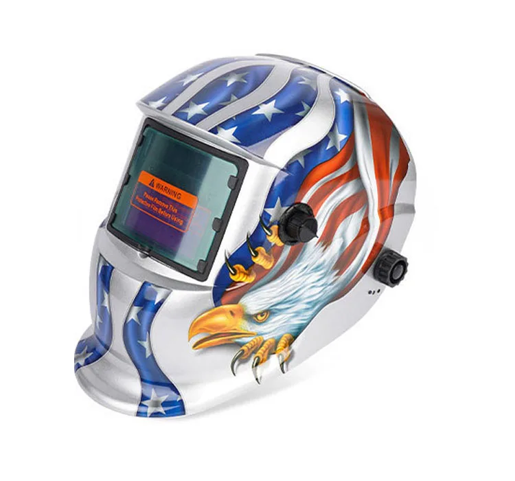 factory price heat insulated welding helmet  auto darkening welding helmet head mounted auto darkening welding helmet for worker