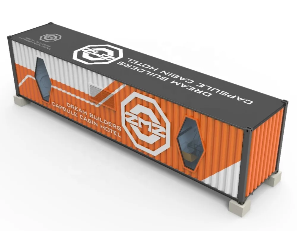 40ft foot moving container five star mini outdoor house with toilet shower  for sale