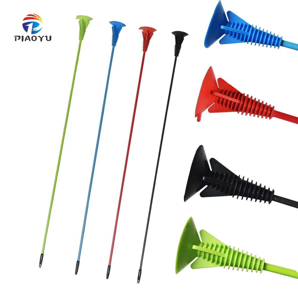 Piaoyu Lightweight Fiberglass Suction Cups Kids Archery Set with Bow and Arrow Suckers for Children for 8 Pieces