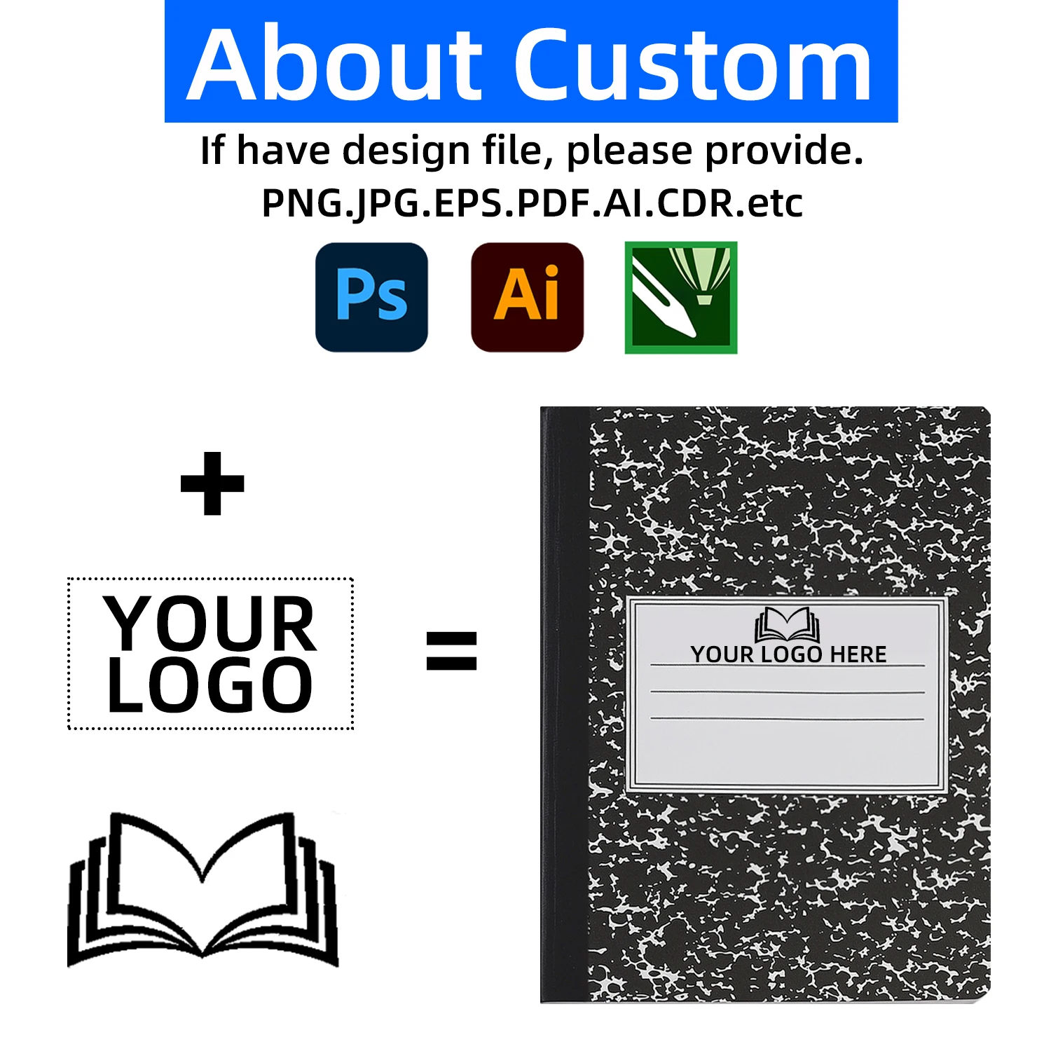 2025 Planner Book Customized logo Office Supplies Note Book Composition Journal Diary School Stationery Notebooks for Students