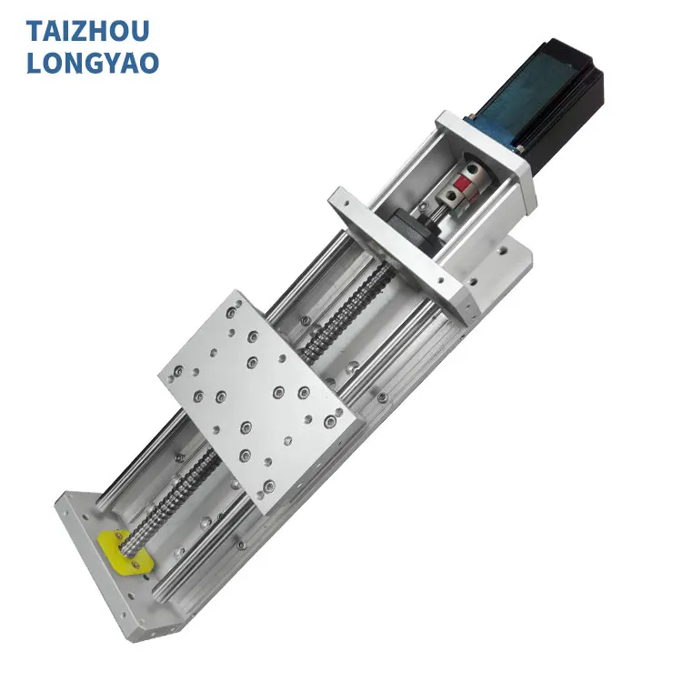 Custom made xy stage Vertical Horizontal electric cross Linear Module LYKR100s stroke 200mm cnc slide linear guide rail
