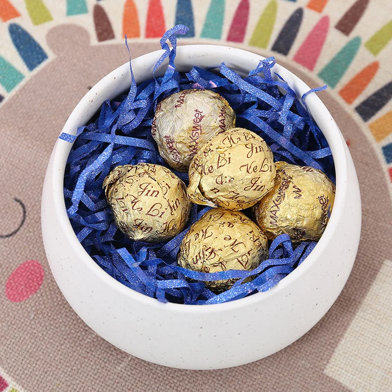 3mm colorful Natural Raffia Grass glitter raffia pp