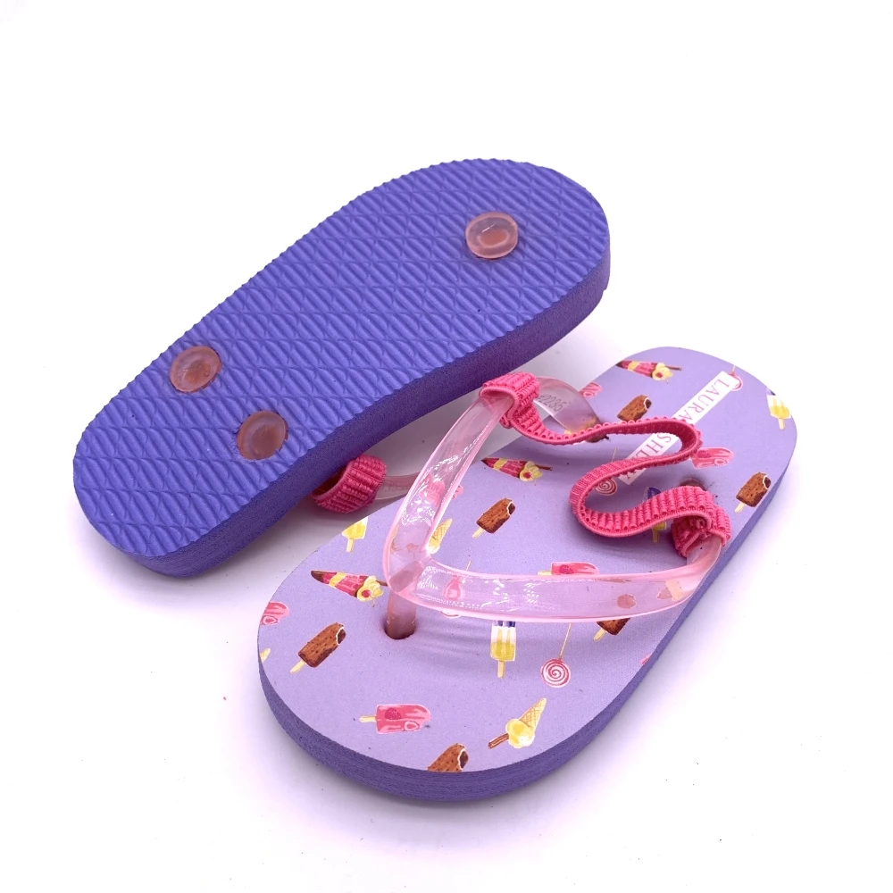 Экологичные детские шлепанцы EVA, детские сандалии с эластичным кружевом