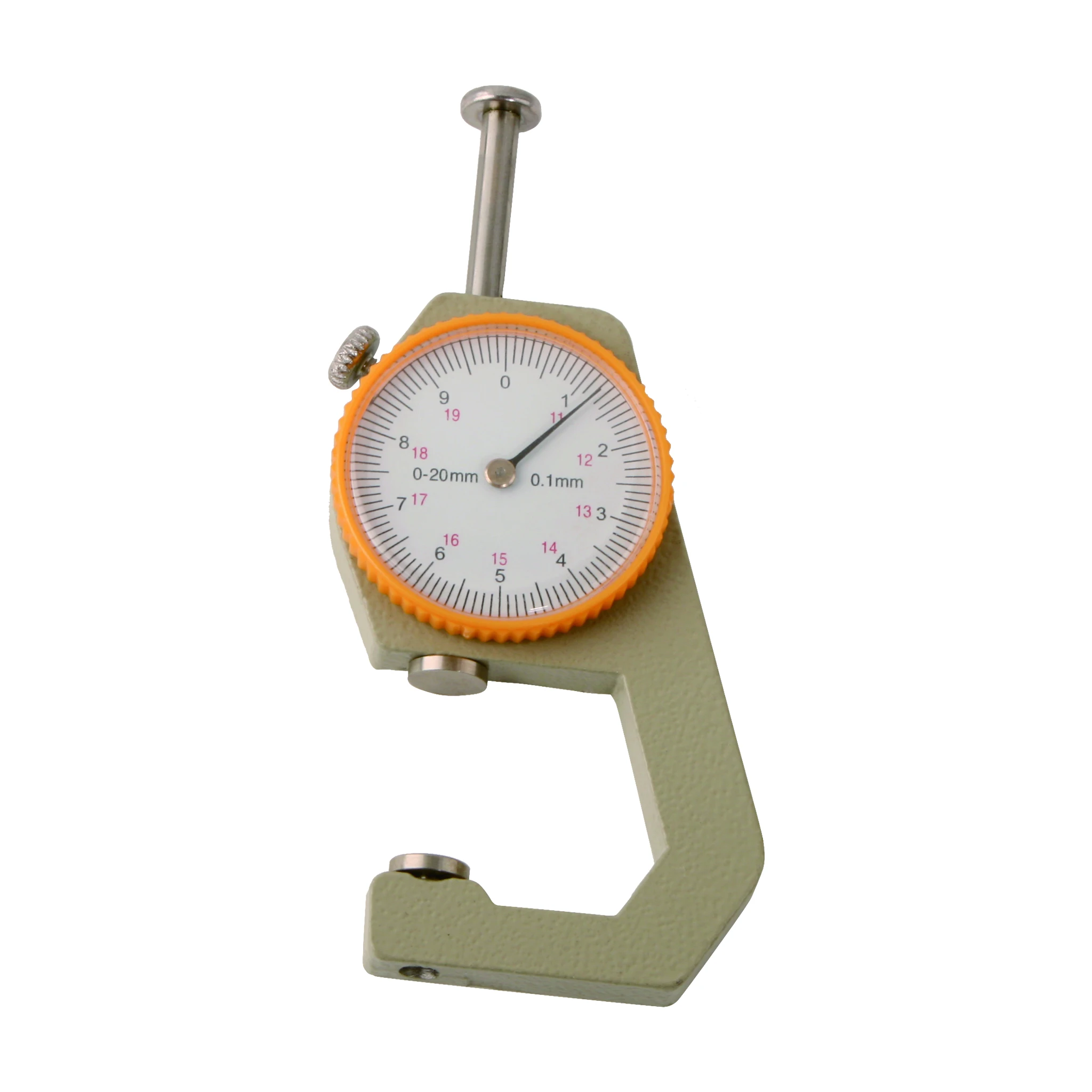 GemTrue High Quality Dial Thickness Gauge 0-20mm 0.1mm Tester Diamond Bead Measuring Pearl Diameter Caliper