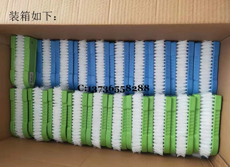 HQ8105 home cleaning plastic color clothes brush comfort grip & flexible stiff bristles