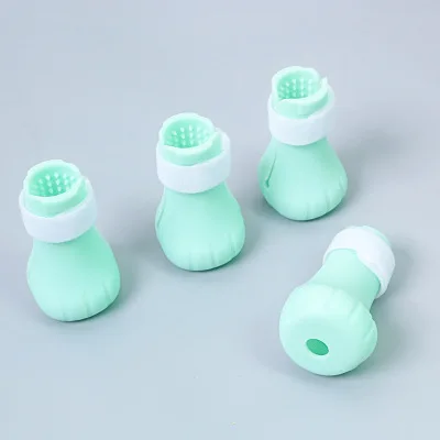 2020 New Pet Supplies Pet Safety Cat Grooming Shoes Cat Anti-scratch Silicone Cat Shoes