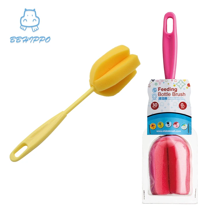 Baby feeding Glass Bottle Mug Water Drinking Cup Cleaning Brush Home Kitchen Sponge Dishes Bottles brushes