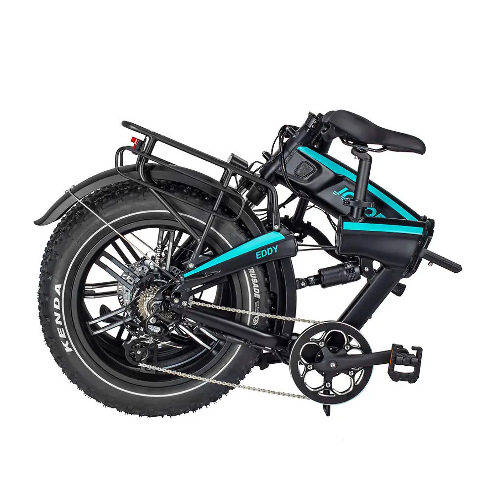 JOBOBIKE новая модель 20-дюймовый складной высокопроизводительный электровелосипед с полной подвеской 7-скоростной Электрический велосипед 500 Вт педалями