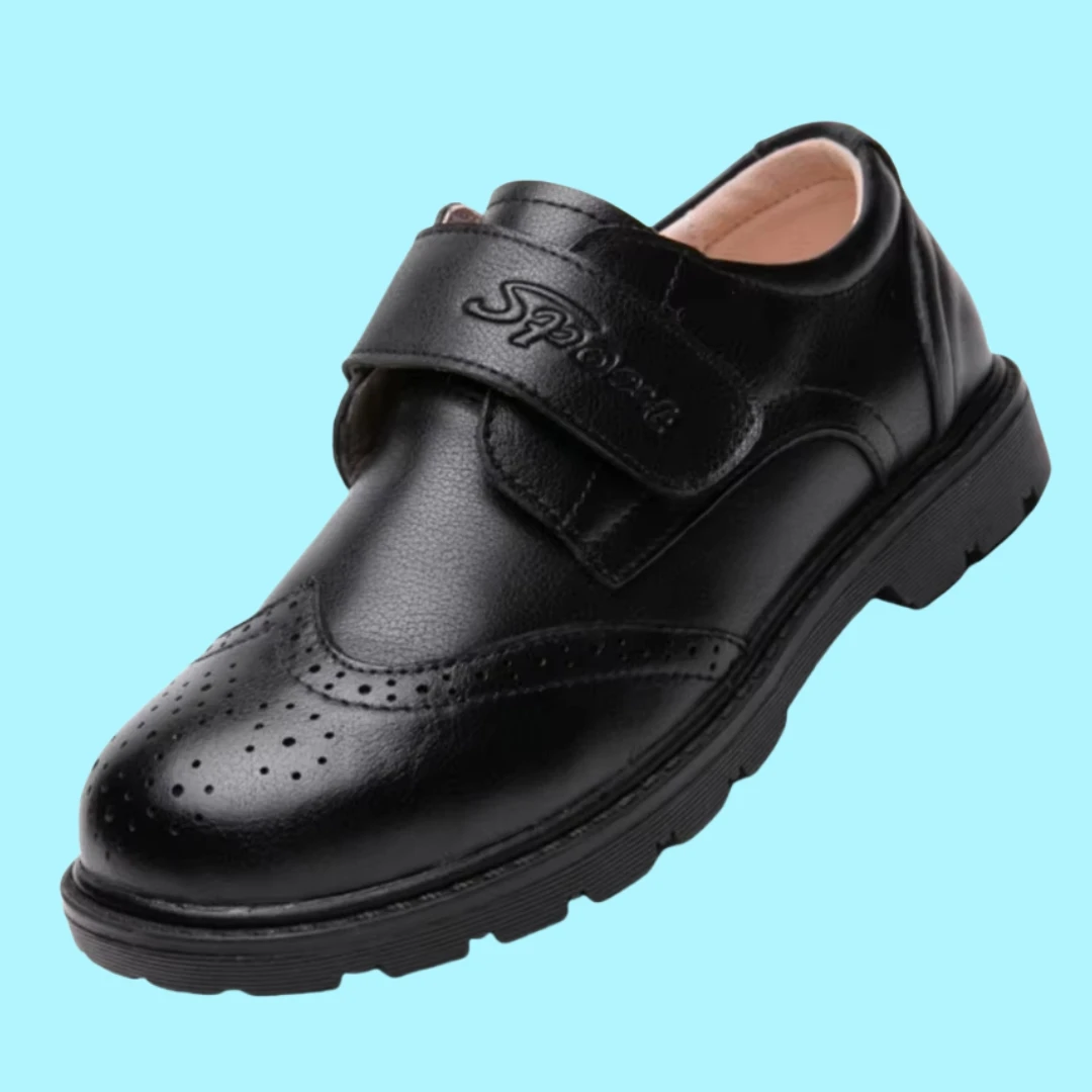 G. DUCK COOL 2024 Custom Kid Shoes Fashion Anti Slip Boys Girls Wear Breathable School Casual Kid Shoes Cowhide leather shoes