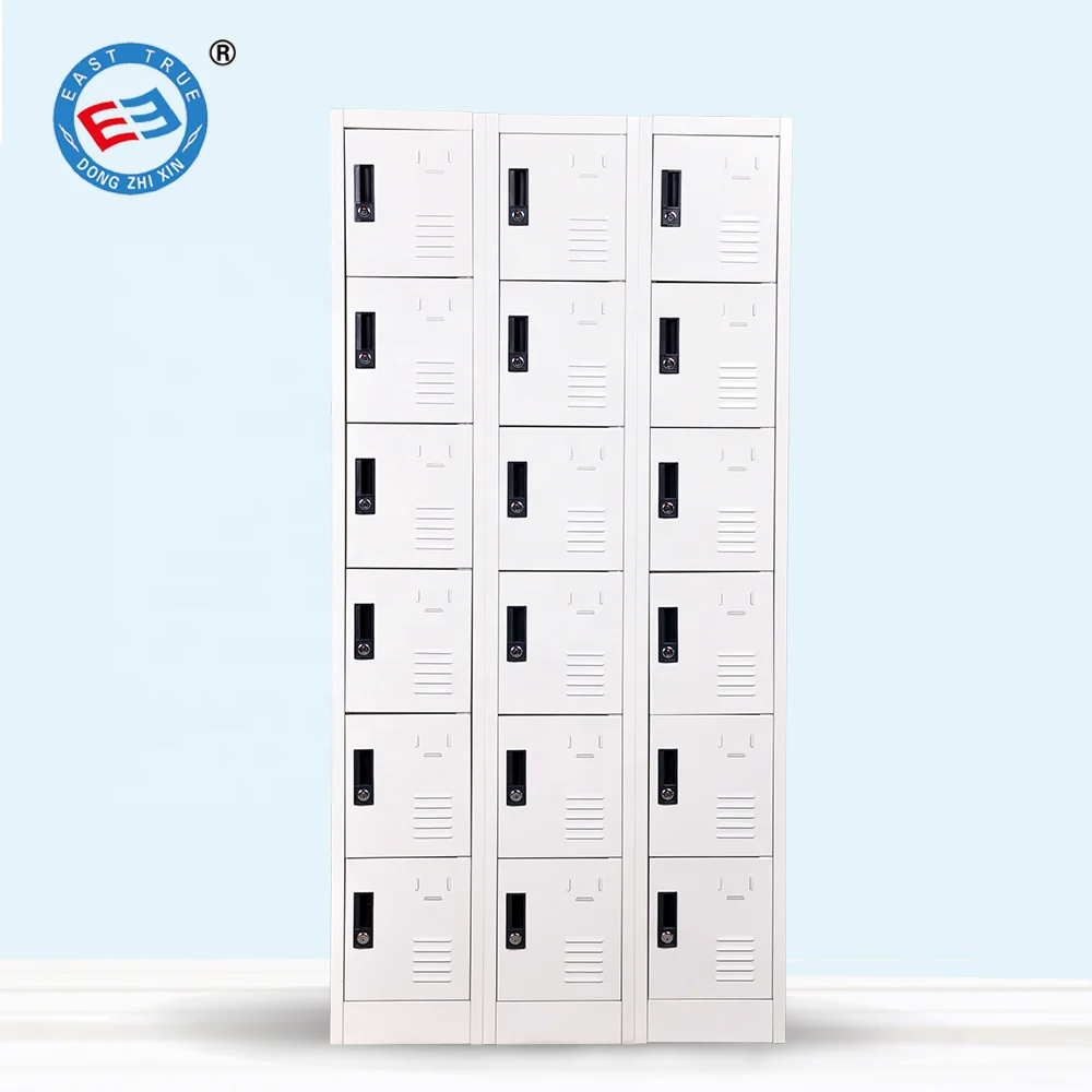 2022 gym metal storage locker for changing room 18 door steel lockers