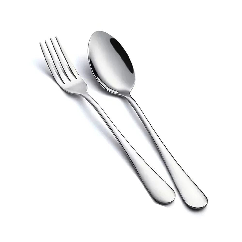 Factory best seller cutlery set stainless steel mirror polish dinner spoon and fork table cutlery set