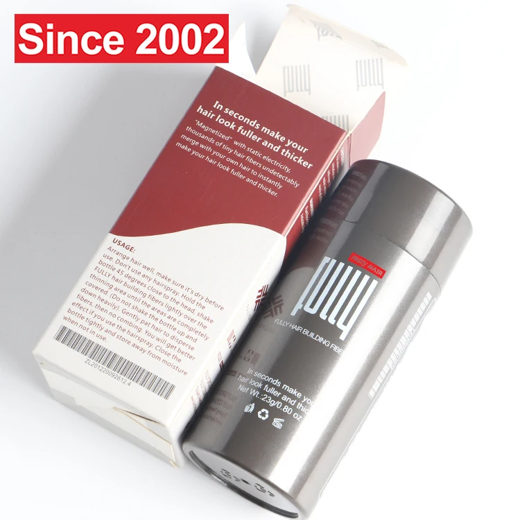 Factory Price FULLY Instant Hair Growing Powder Keratin Hair Building Fiber