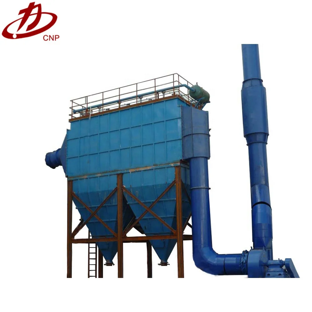 Industrial fly ash dust control fabric filter dust collector